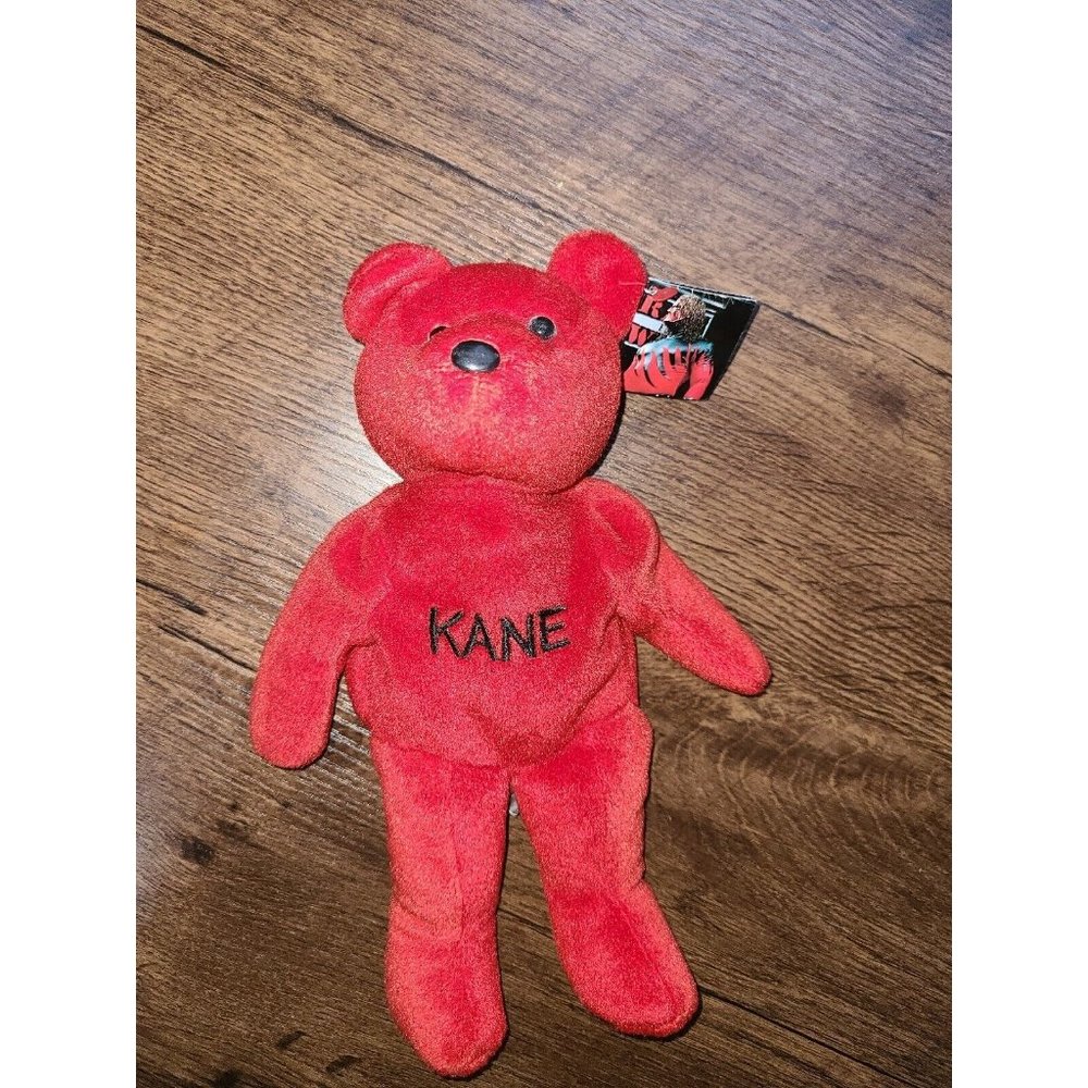 WWF Attitude bear Kane NWT